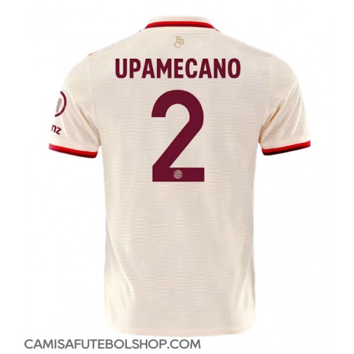 Camisa de time de futebol Bayern Munich Dayot Upamecano #2 Replicas 3º Equipamento 2024-25 Manga Curta